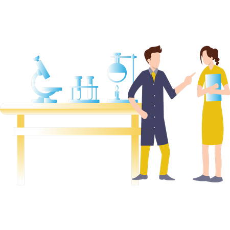Chemistry Lab  Illustration