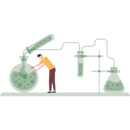 Chemistry Laboratory  Illustration