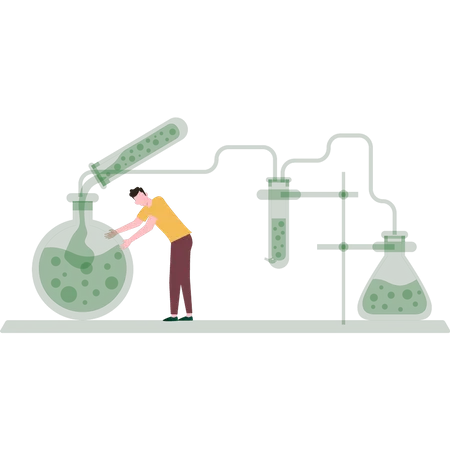 Chemistry Laboratory  Illustration