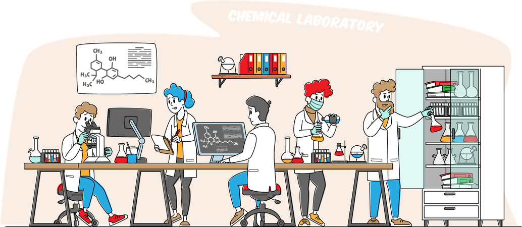 Chemistry Science Illustration