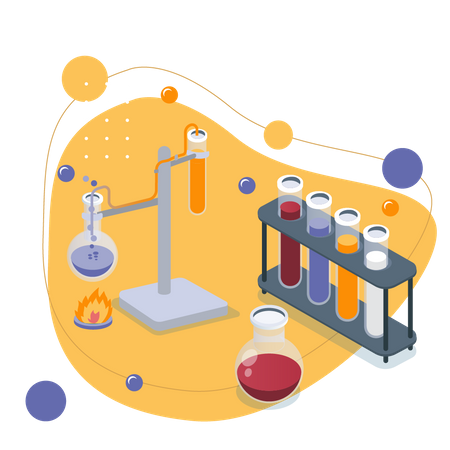 Chemistry Study  Illustration