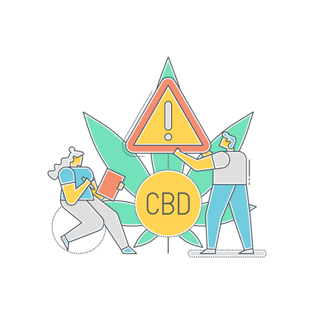 Des chercheurs travaillent sur les effets secondaires du CBD  Illustration