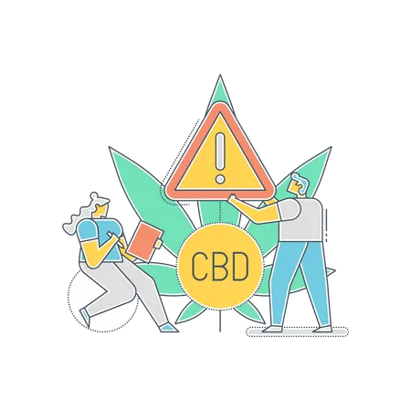 Des chercheurs travaillent sur les effets secondaires du CBD  Illustration