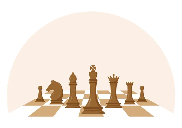 Premium Vector  Chess pieces vector 4