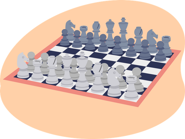 Chess game  Illustration