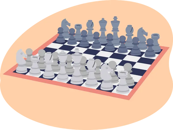 Chess game  Illustration