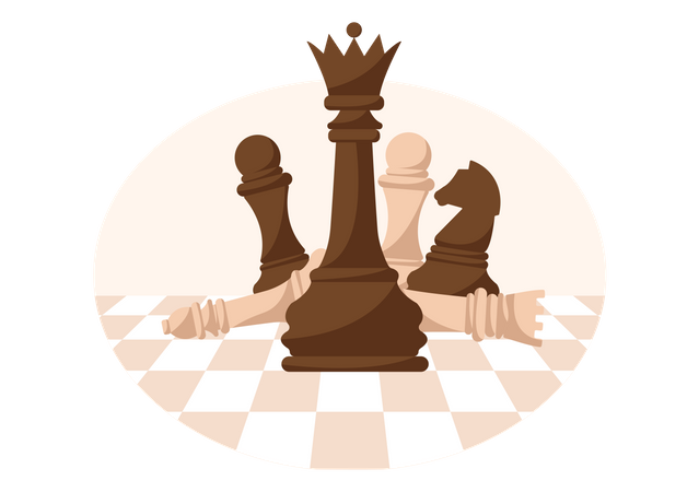 Chess Game  Illustration