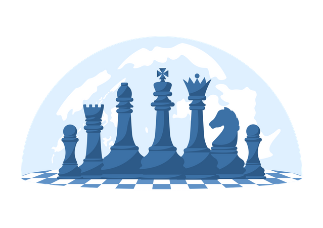 Chess Game  Illustration