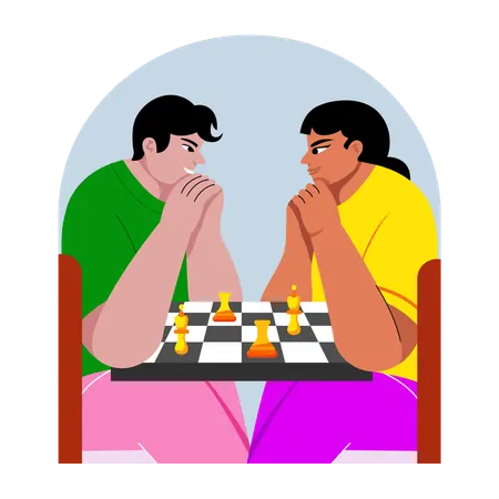 Chess game  Illustration