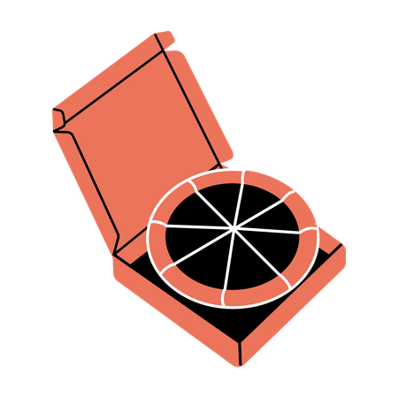 Chic Pizza Package  Illustration