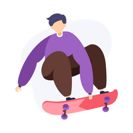 Patinador  Ilustración