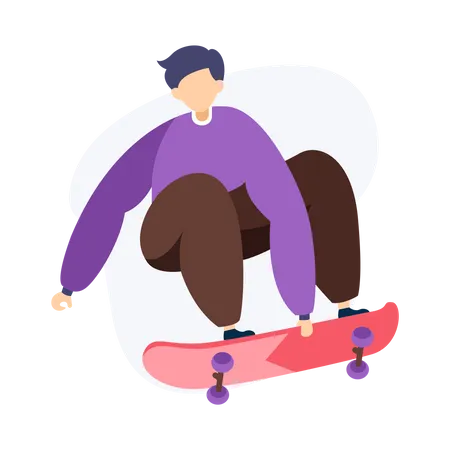 Patinador  Ilustración