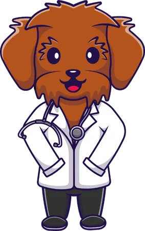 Médecin de chien  Illustration