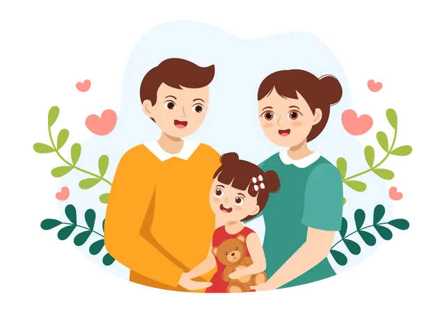 Child Adoption Illustration
