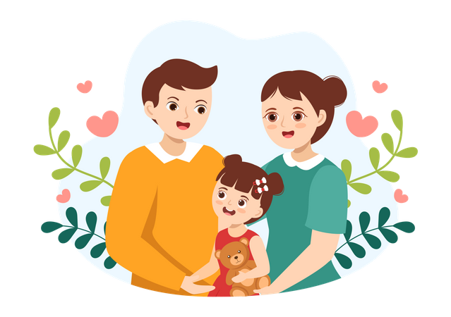 Child Adoption  Illustration