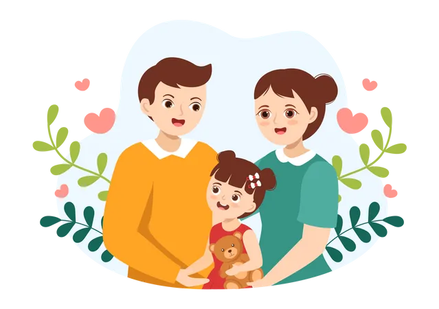 Child Adoption  Illustration