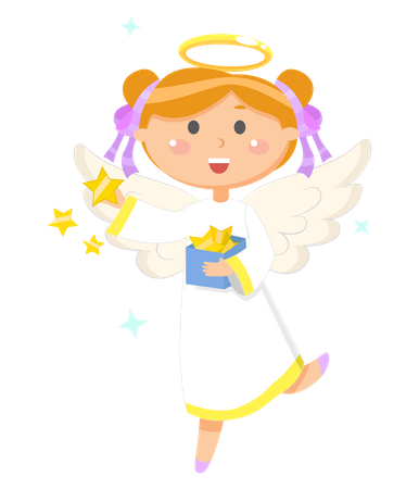 Child angel Illustration