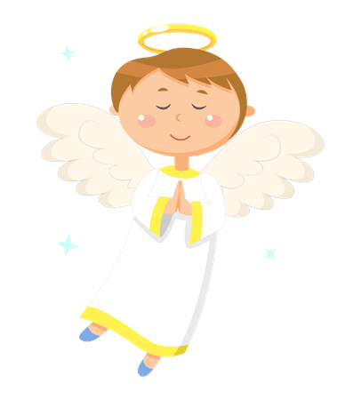 Child angel  Illustration