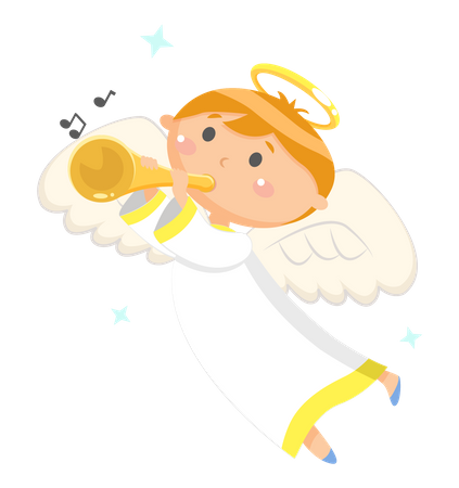 Child angel  Illustration