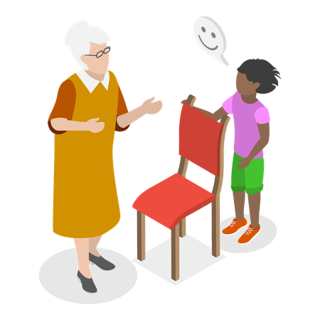 Child Behavior  Illustration