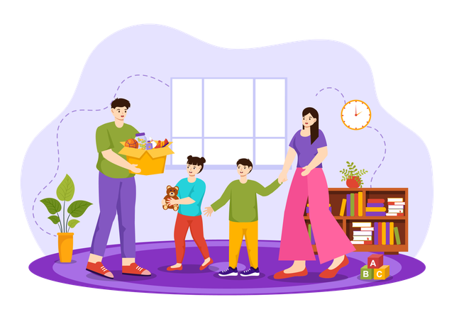 Child Charity  Illustration