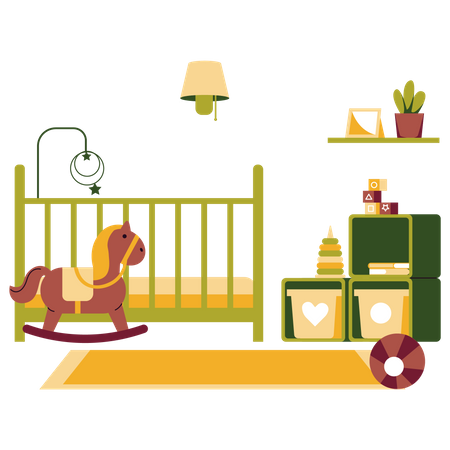 Child Room  Illustration