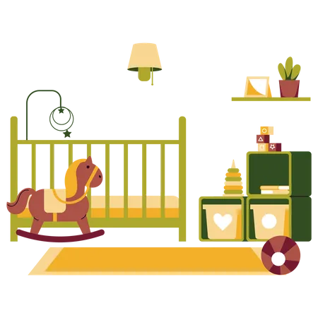 Child Room  Illustration