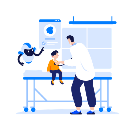 Child & Toddler Clinic  Illustration