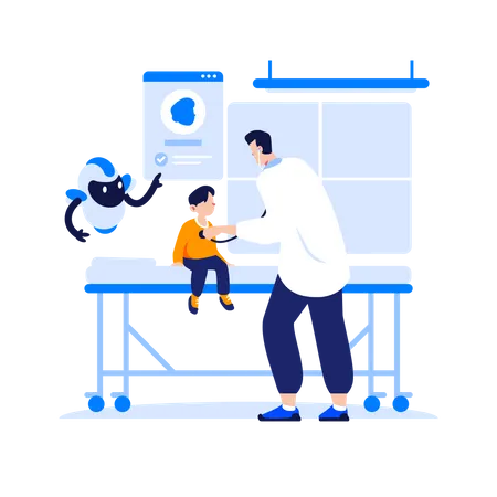 Child & Toddler Clinic  Illustration