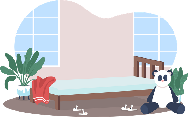 Children bedroom  Illustration