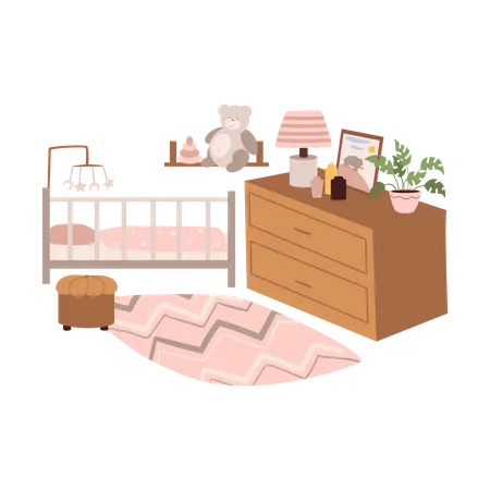 Children bedroom  Illustration