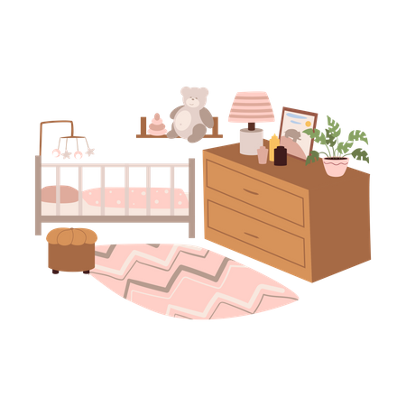 Children bedroom  Illustration