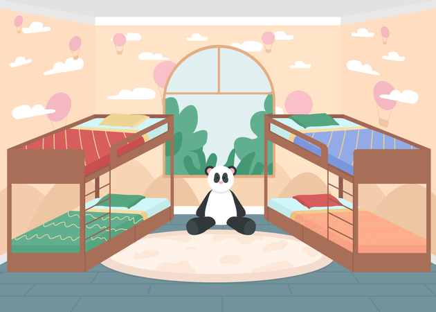 Children bedroom  일러스트레이션