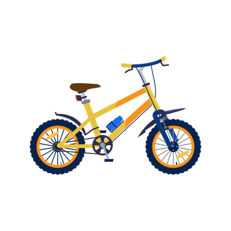 Children bicycle  Illustration