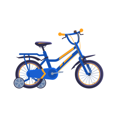 Children bike  Illustration