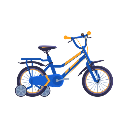 Children bike  Illustration