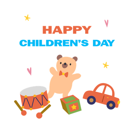 Children day gifts  Illustration