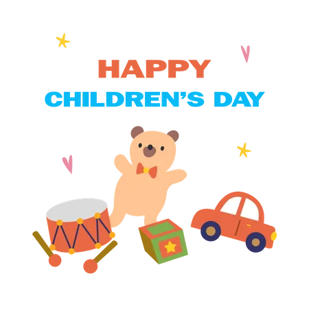 Children day gifts  Illustration