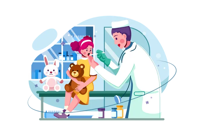 Children hospital  Illustration