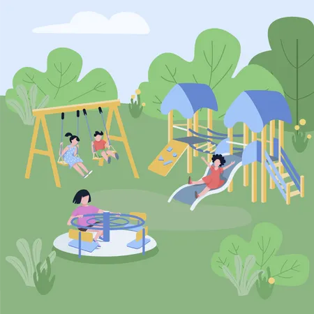 Children play zone  Illustration