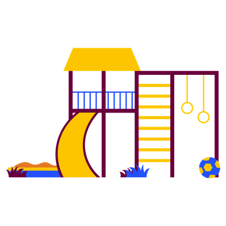 Children playground  Illustration