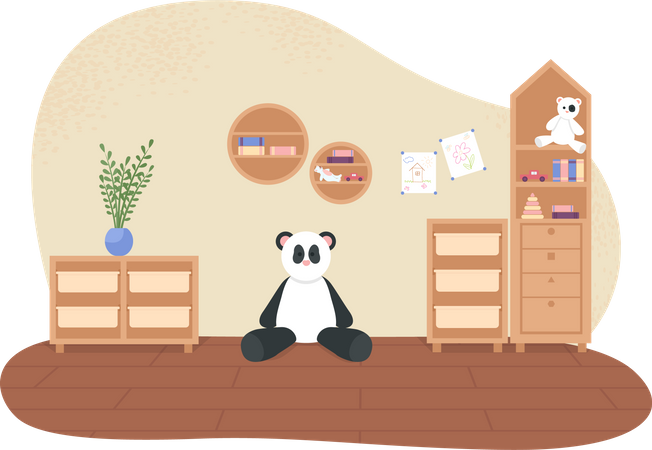 Children playroom  Illustration