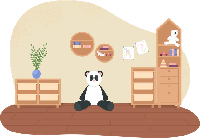 Children playroom  Illustration