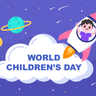 children day illustration free download