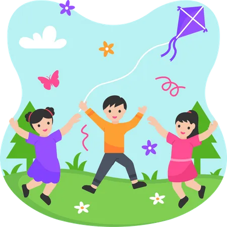 Children's Day Celebration Illustration