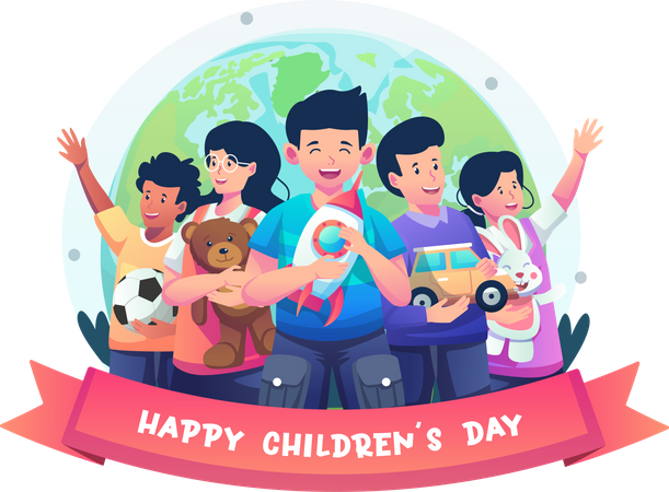 Children's day  Illustration