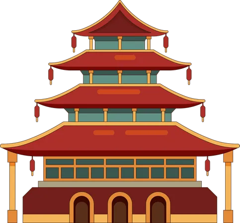 China building  Illustration