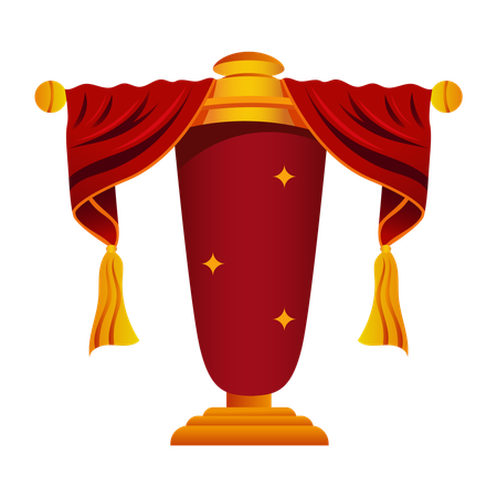 Chinese Curtains  Illustration