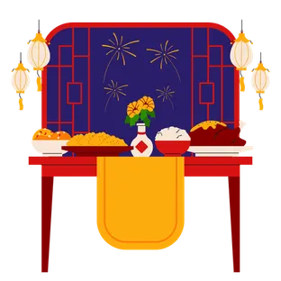 Chinese Dinner Table