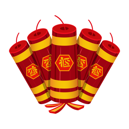 Chinese Firecrackers  Illustration